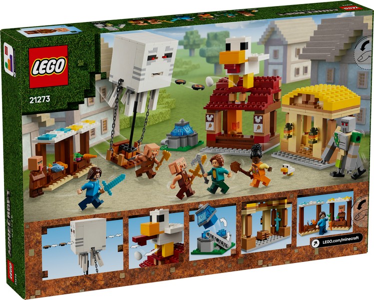 LEGO Minecraft 21273 A Szellemléghajó És Falutámadás