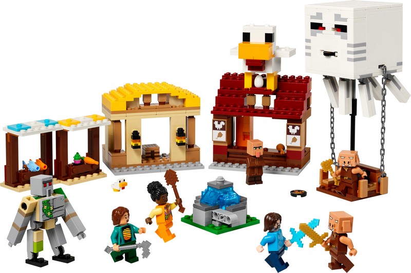 LEGO Minecraft 21273 A Szellemléghajó És Falutámadás