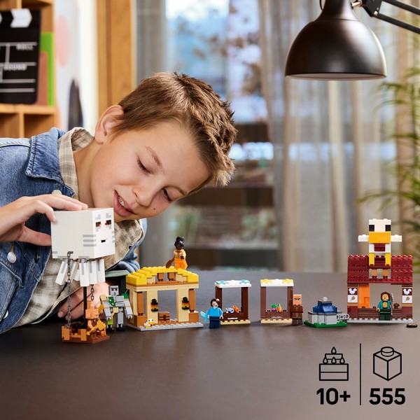 LEGO Minecraft 21273 A Szellemléghajó És Falutámadás