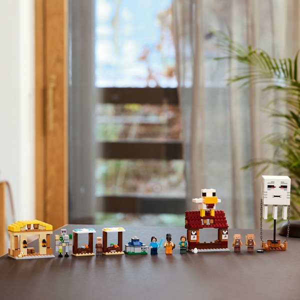 LEGO Minecraft 21273 A Szellemléghajó És Falutámadás