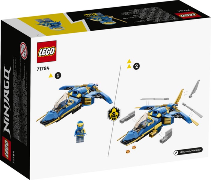 LEGO Ninjago 71784 Jay EVO villám repülője