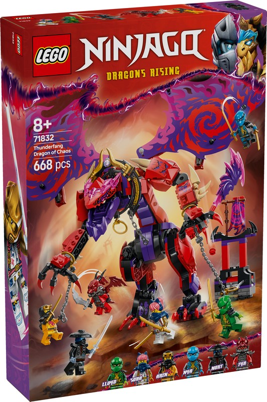 LEGO Ninjago 71832 Thunderfang, A Káosz Sárkánya