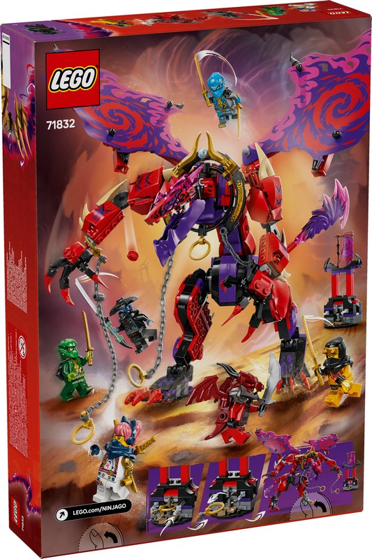 LEGO Ninjago 71832 Thunderfang, A Káosz Sárkánya