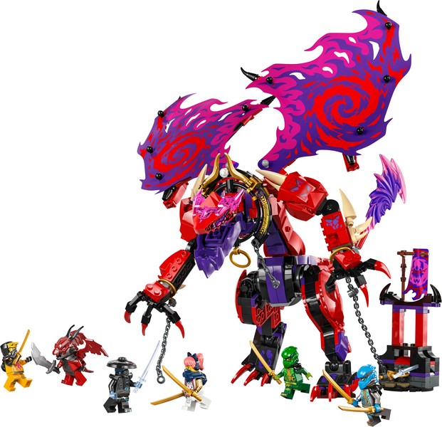 LEGO Ninjago 71832 Thunderfang, A Káosz Sárkánya