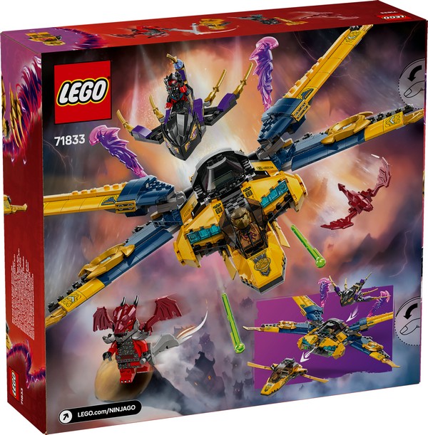 LEGO Ninjago 71833 Ras És Arin Szuper Viharrepülője