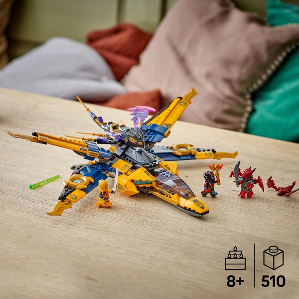 LEGO Ninjago 71833 Ras És Arin Szuper Viharrepülője