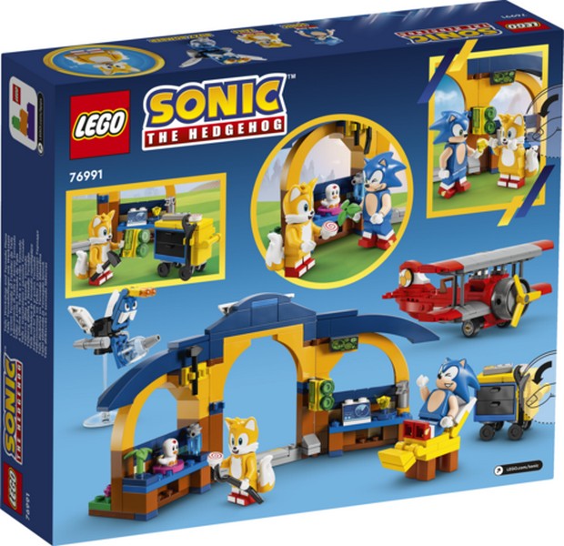 LEGO Sonic 76991 Tails műhelye és Tornado repülőgépe