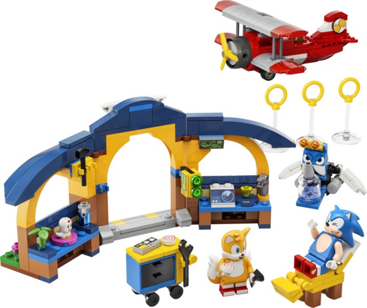LEGO Sonic 76991 Tails műhelye és Tornado repülőgépe