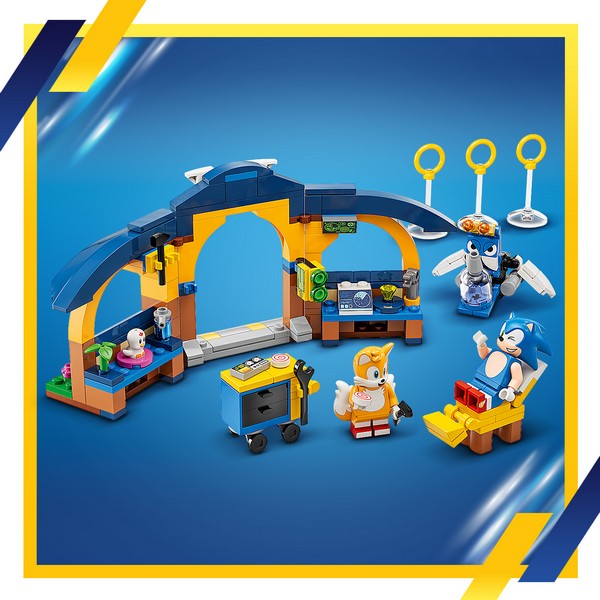 LEGO Sonic 76991 Tails műhelye és Tornado repülőgépe