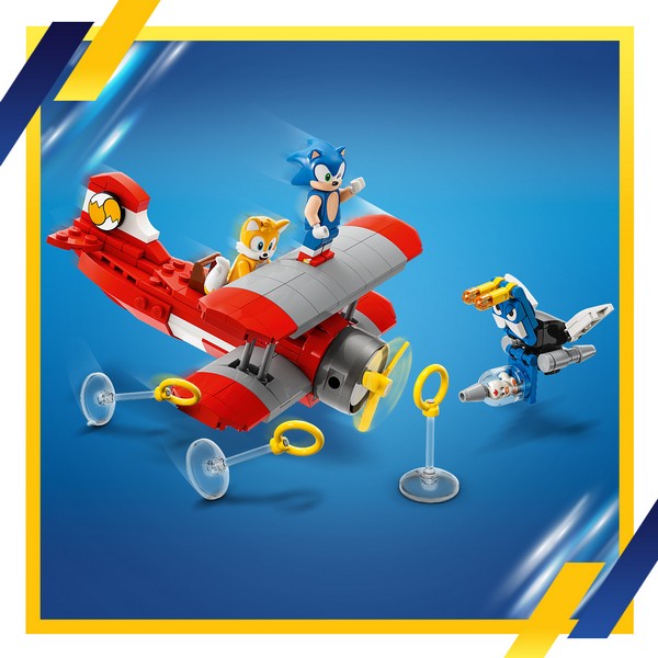 LEGO Sonic 76991 Tails műhelye és Tornado repülőgépe