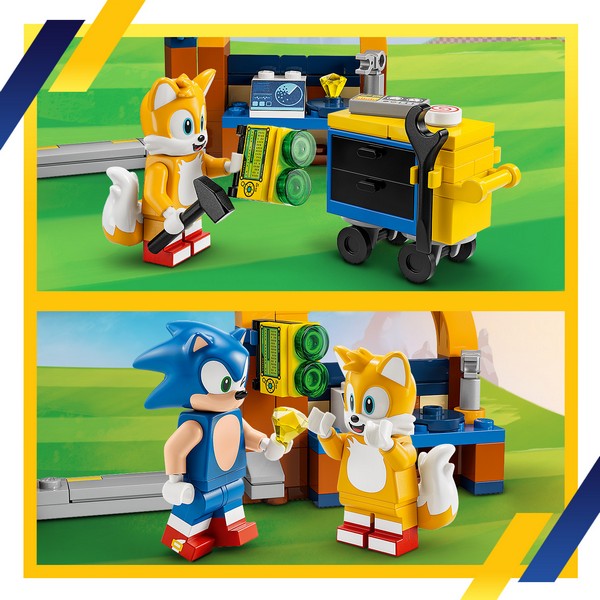 LEGO Sonic 76991 Tails műhelye és Tornado repülőgépe