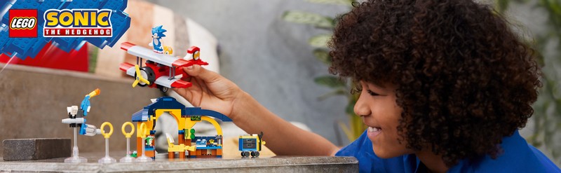 LEGO Sonic 76991 Tails műhelye és Tornado repülőgépe