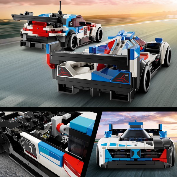 LEGO Speed Champions 76922 BMW M4 GT3 &amp; BMW M Hybrid V8 Versenyautók