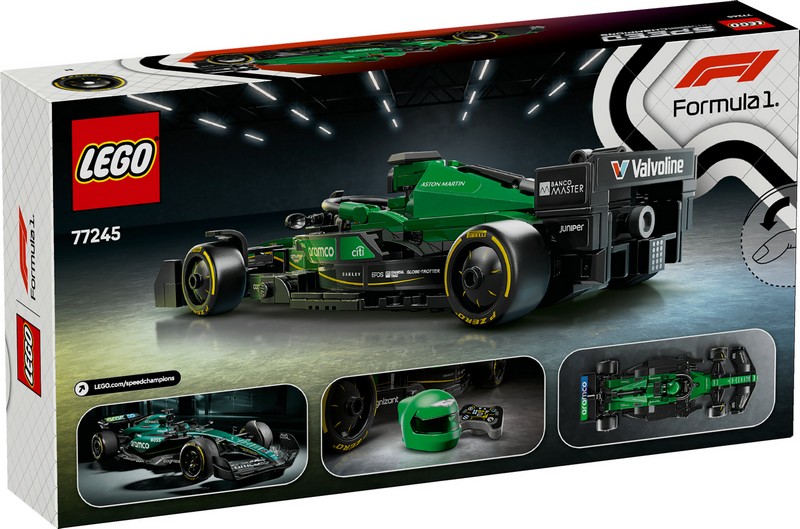 LEGO Speed Champions 77245 Aston Martin Aramco F1 Amr24 Versenyautó