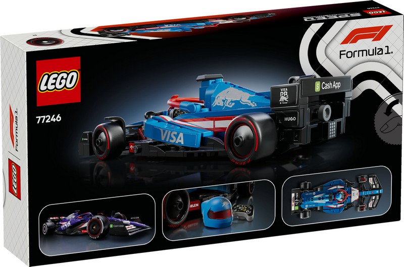 LEGO Speed Champions 77246 Visa Cash App Rb Vcarb 01 F1 Versenyautó