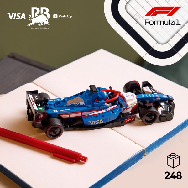 LEGO Speed Champions 77246 Visa Cash App Rb Vcarb 01 F1 Versenyautó