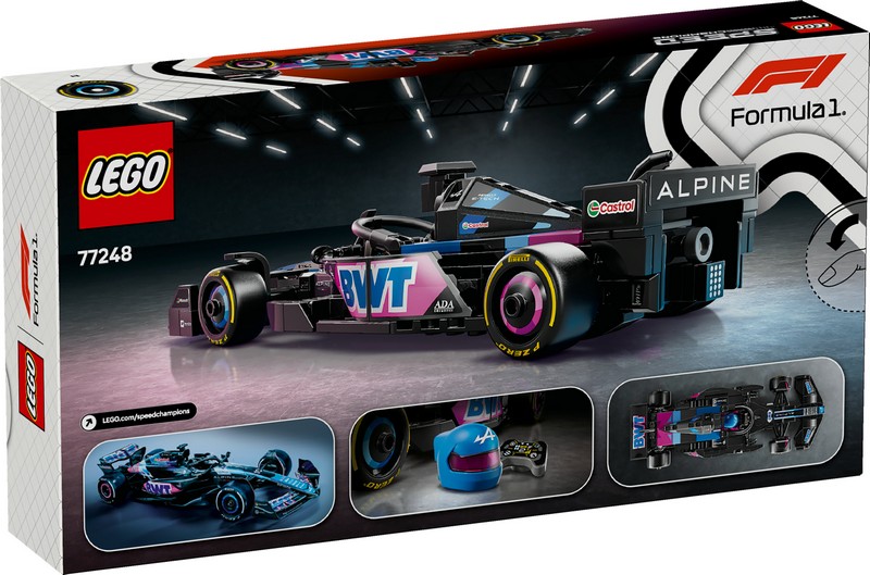 LEGO Speed Champions 77248 Bwt Alpine F1 Team A524 Versenyautó