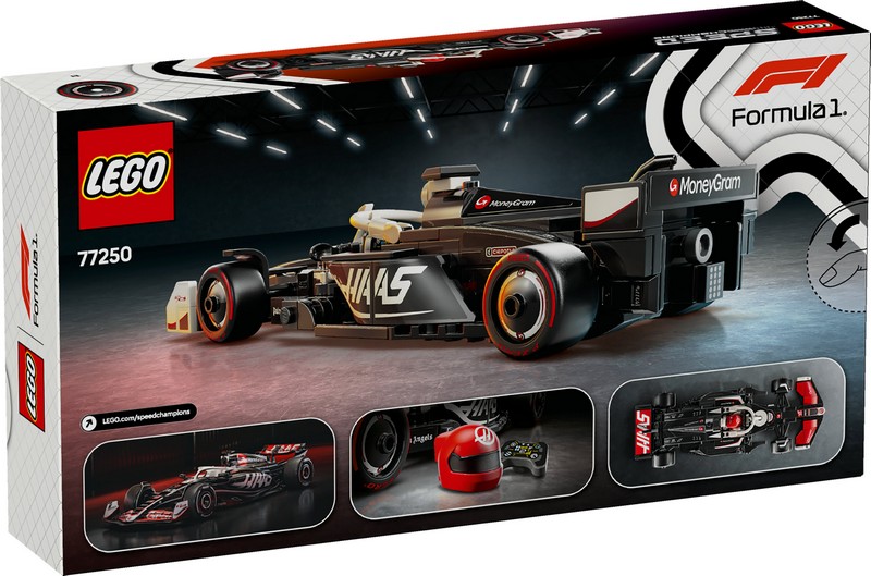 LEGO Speed Champions 77250 Moneygram Haas F1 Team Vf-24 Versenyautó
