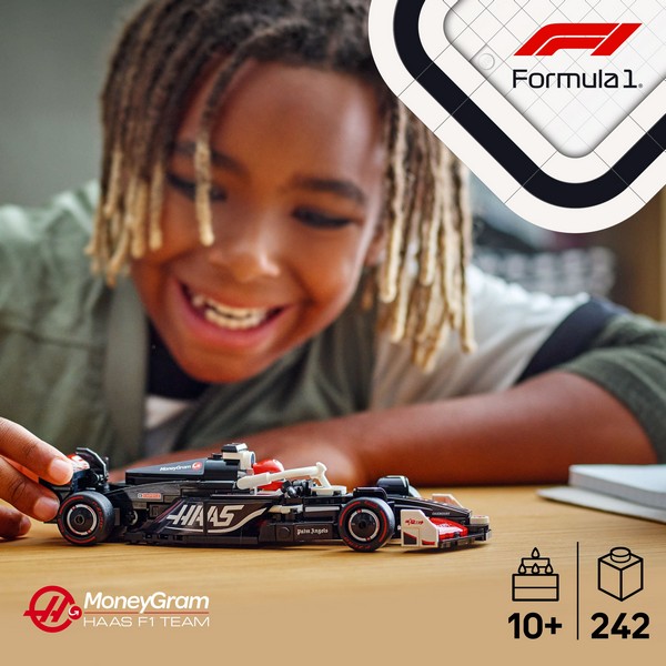 LEGO Speed Champions 77250 Moneygram Haas F1 Team Vf-24 Versenyautó
