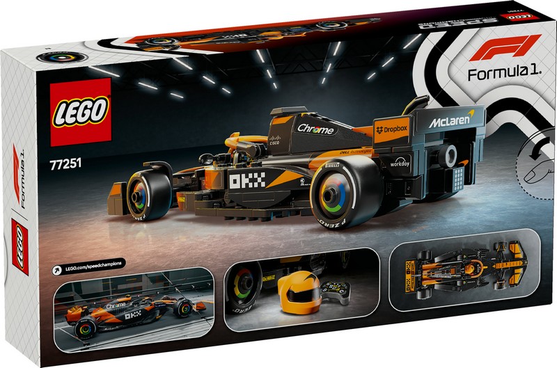 LEGO Speed Champions 77251 Mclaren F1 Team Mcl38 Versenyautó