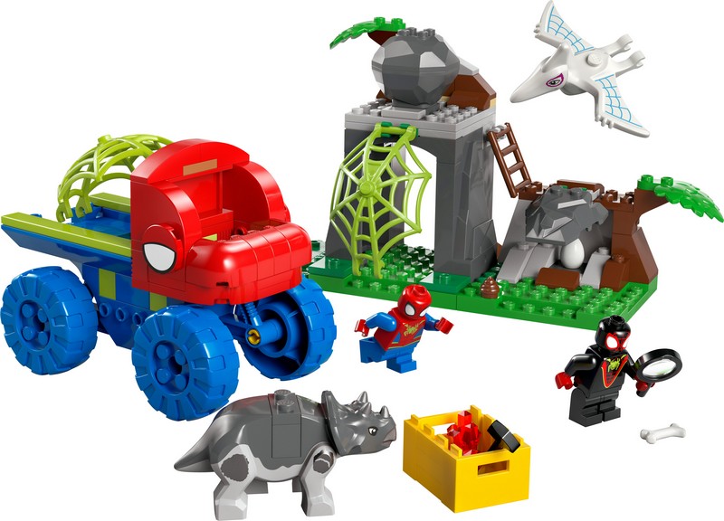 LEGO Spidey 11199 Pókcsapat: Mentőakció A Dinómarkolóval