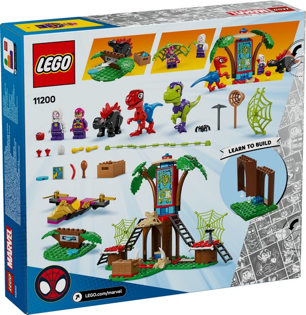 LEGO Spidey 11200 Pókember És Gobby Raptorcsatája A Lombház Főhadiszálláson