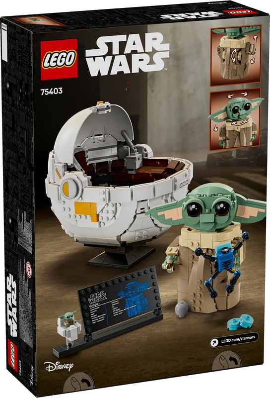 LEGO Star Wars 75403 Grogu Lebegő Bölcsővel