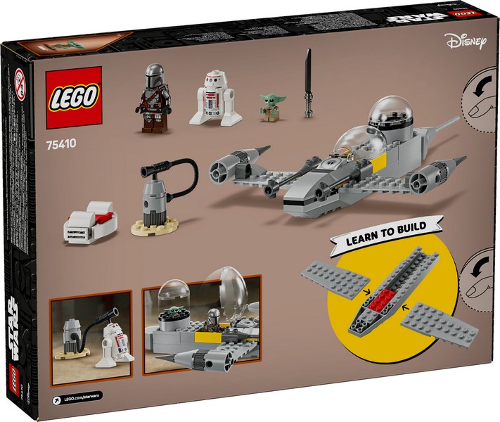 LEGO Star Wars 75410 Mando és Grogu N1-es vadászgépe