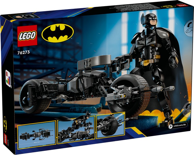 LEGO Super Heroes 76273 Batman™ építőfigura és a batmotor