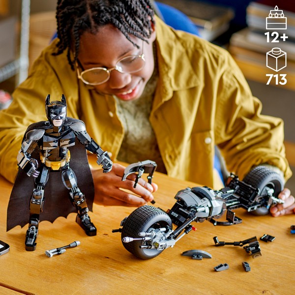 LEGO Super Heroes 76273 Batman™ építőfigura és a batmotor