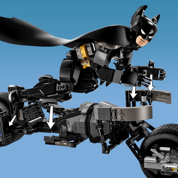 LEGO Super Heroes 76273 Batman™ építőfigura és a batmotor