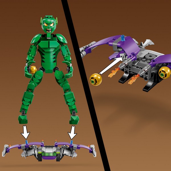 LEGO Super Heroes 76284 Zöld Manó építőfigura