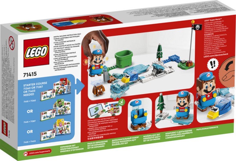 LEGO Super Mario 71415 Ice Mario és befagyott világ kiegészítő szett