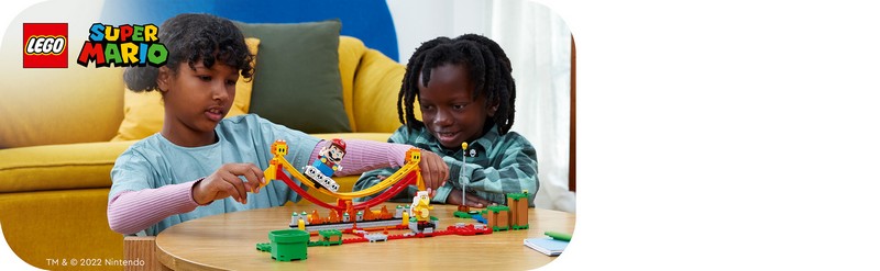 LEGO Super Mario 71416 Lávahullám-lovaglás kiegészítő szett