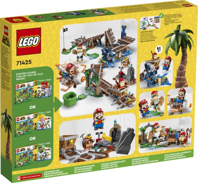 LEGO Super Mario 71425 Diddy Kong utazása a bányacsillében kiegészítő szett