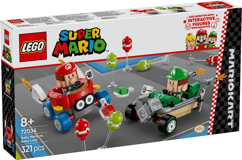LEGO Super Mario 72034 Mario Kart - Baby Mario És Baby Luigi