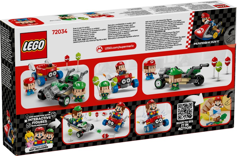 LEGO Super Mario 72034 Mario Kart - Baby Mario És Baby Luigi