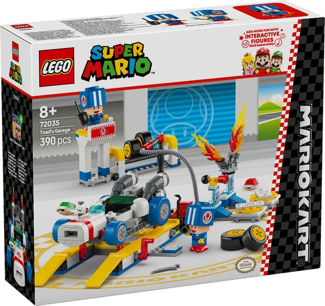 LEGO Super Mario 72035 Mario Kart - Toad Garázsa