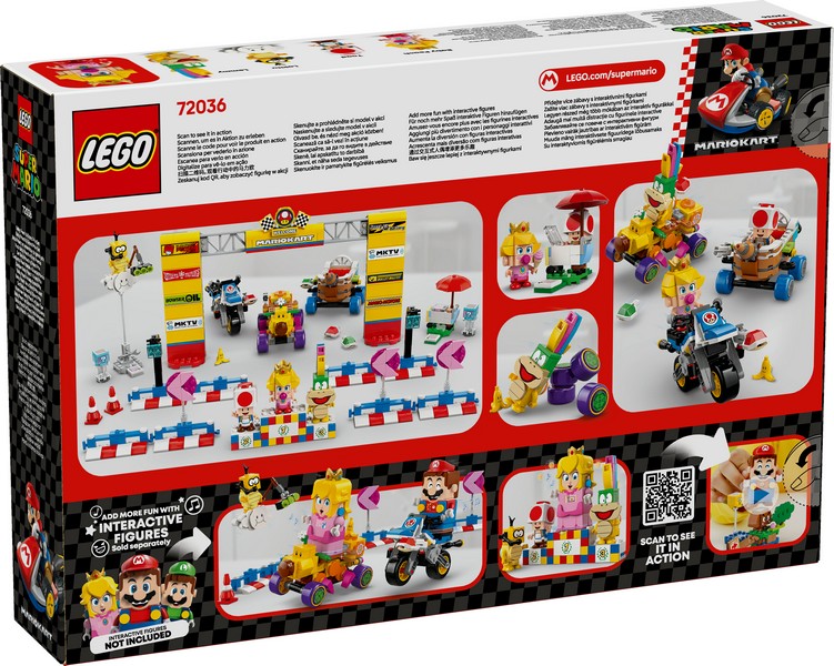 LEGO Super Mario 72036 Mario Kart - Baby Peach És A Grand Prix Szett