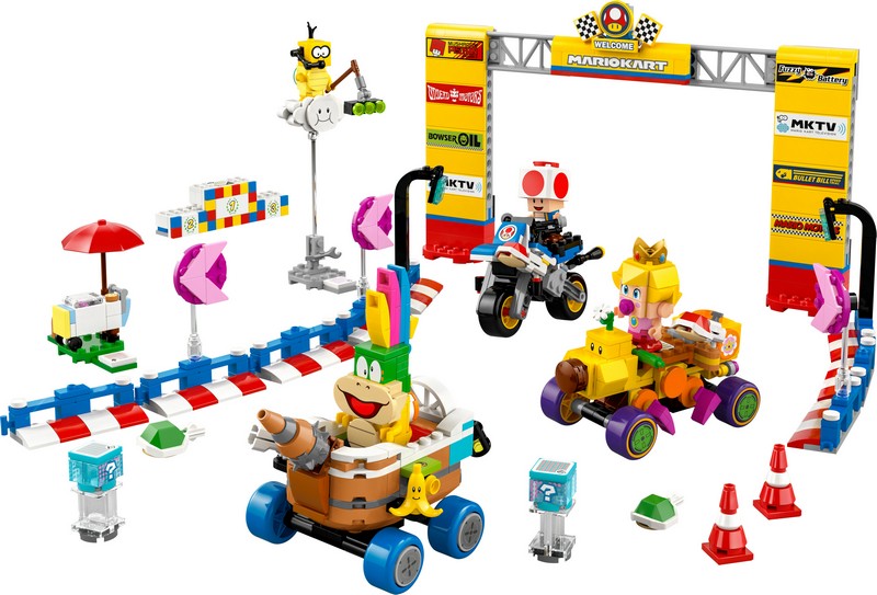 LEGO Super Mario 72036 Mario Kart - Baby Peach És A Grand Prix Szett