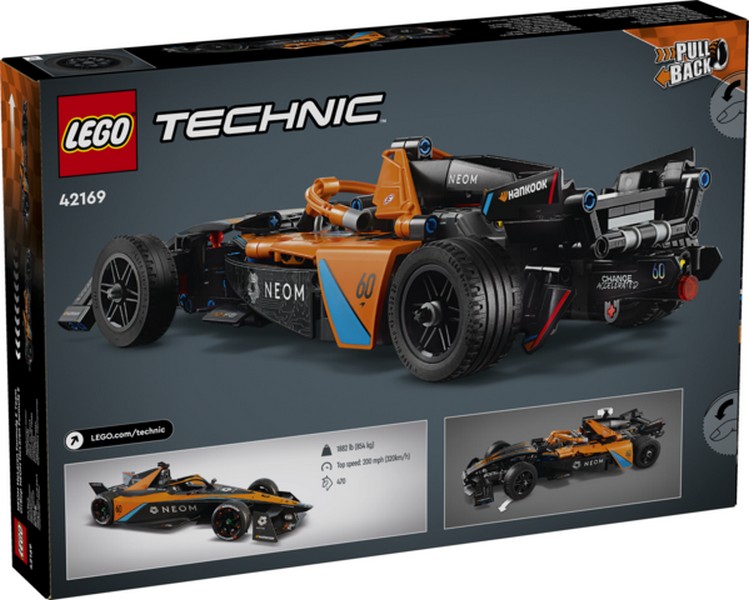 LEGO Technic 42169 Neom Mclaren Formula E Race Car