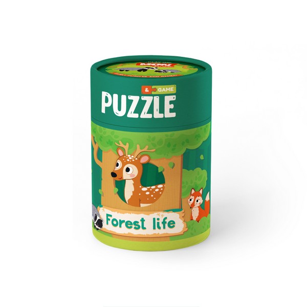 MON Puzzle 2 az 1-ben játék - Erdei állatok