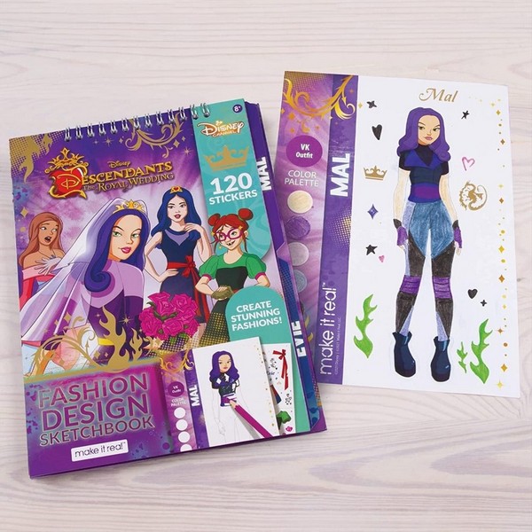 Make It Real Disney Divattervező Füzet A Királyi Esküvő