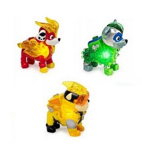 Mancs Őrjárat Mighty Pups figurák, többféle