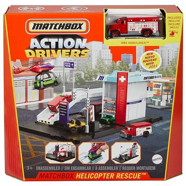 Matchbox Alap Pálya Helicopter Rescue