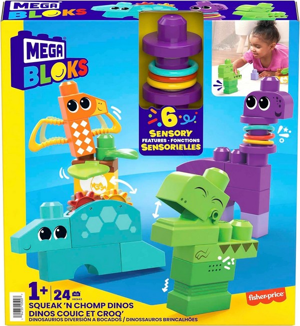 Mega Bloks Dinó Építőjáték Készlet 24 Db-Os