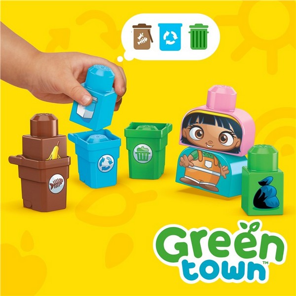 Mega Bloks Green Town Újrahasznosító Csapat Járművel