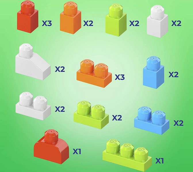 Mega Bloks Állatos Vödör - Róka