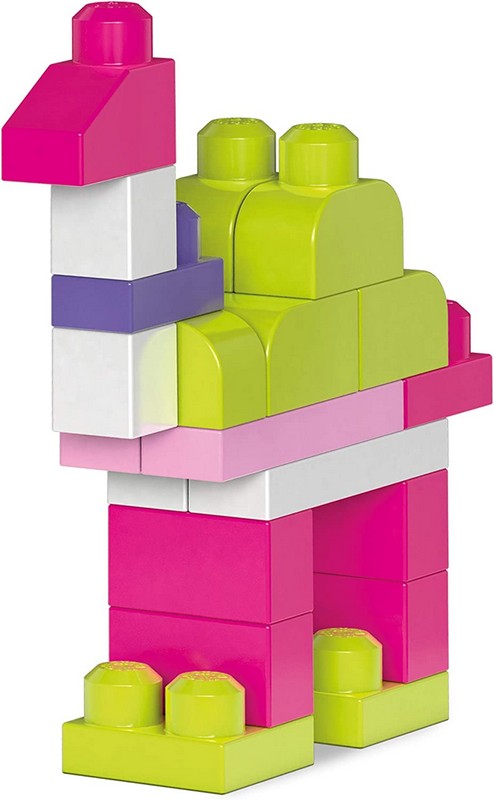 Mega Bloks Óriás Építőcsomagok (80 db) - Pink