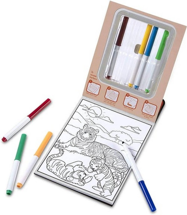 Melissa &amp; Doug Mágikus Színező Füzet Vadállatok